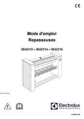 Electrolux Professional IB42314 Mode D'emploi