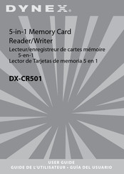 Dynex DX-CR501 Guide De L'utilisateur