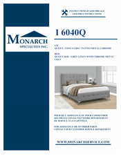 Monarch Specialties I 6040Q Instructions D'assemblage