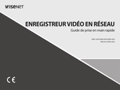 Wisenet QRN-430S Guide De Prise En Main Rapide