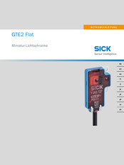 SICK GTE2 Flat Notice D'instruction