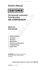 Craftsman 919.724123 Mode D'emploi