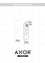 Hansgrohe AXOR Starck 40140000 Instructions De Montage