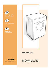 FUST NOVAMATIC WA 112.3 E Livret D'instructions Et D'entretien