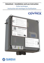 SIREM COVREX COVEO Instructions De Montage Et D'utilisation