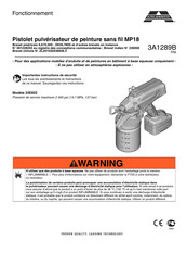 AIRLESSCO MP18 Fonctionnement