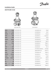 Danfoss ASV-PV Série Guide D'installation
