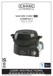 Cadac Safari Chef 30 Compact Instructions D'utilisation