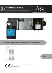 AIRSIDE VENTILATION VDFE-800 Manuel D'installation Et De Configuration