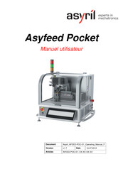 Asyril Asyfeed Pocket Manuel Utilisateur