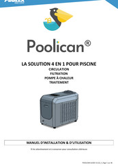 Poolex Poolican Manuel D'installation Et D'utilisation