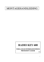 FAAC RADIO KEY 600 Manuel De Montage