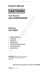 Craftsman 919.728001 Mode D'emploi