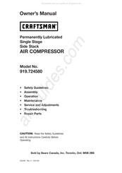 Craftsman 919.724580 Mode D'emploi