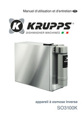 KRUPPS SO3100K Manuel D'utilisation Et D'entretien