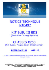 JSA KIT BLEU III EDS Notice Technique