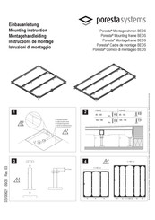 Poresta Systems BEDS 18800299 Instructions De Montage