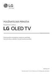 LG OLED77C9 Série Guide De Démarrage Rapide