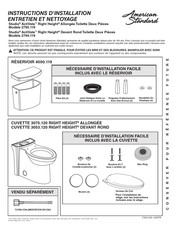 American Standard Studio ActiVate Right Height 2795.119 Instructions D'installation Et D'entretien