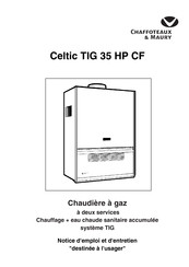 Chaffoteaux & Maury Celtic TIG 35 HP CF Notice D'emploi Et D'entretien