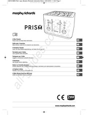 Morphy Richards PRISM Mode D'emploi