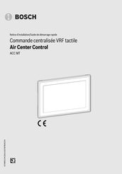 Bosch Air Center Control ACC MT Notice D'installation