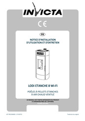 Invicta LODI ETANCHE 8 Wi-Fi Notice D'installation, D'utilisation Et D'entretien