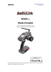RadioLink RC6GS-V3 Mode D'emploi