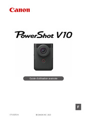 Canon PowerShot V10 Guide D'utilisation Avancée