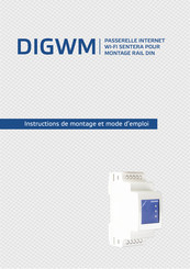 Sentera Controls DIGWM Instructions De Montage Et Mode D'emploi