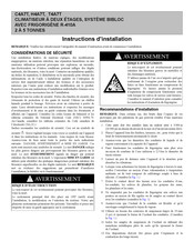 Carrier H4A7T Instructions D'installation