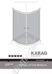 KARAG FLORA 200 S-1030 Instructions D'installation