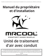 MrCool CENTRAL-36-HP-C-230-00 Manuel Du Propriétaire Et D'installation