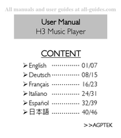 AGPtek H3 Mode D'emploi