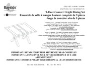 Whalen Bayside Furnishings CSC9PCHD-7-22 Instructions D'assemblage