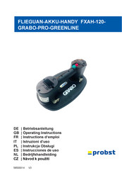 probst FXAH-120-GRABO-PRO-GREENLINE Instructions D'emploi