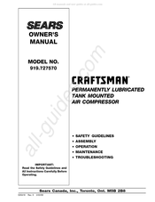 Sears Craftsman 919.727570 Guide De L'utilisateur