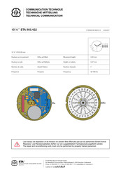 eta 955.422 Document Technique