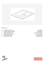 Franke FMA 654 I F BK Manuel D'installation Et Mode D'emploi