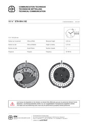 Eta 804.192 Document Technique