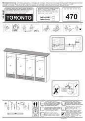 ASKO-NÁBYTEK TORONTO 1491-470-61 Instructions De Montage