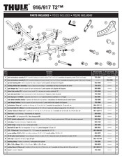 Thule 917 T2 Mode D'emploi