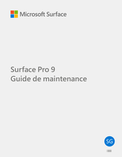 Microsoft Surface Pro 9 Guide De Maintenance