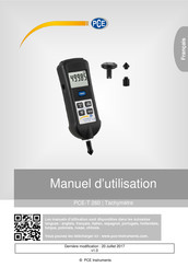 PCE Instruments T 260 Manuel D'utilisation