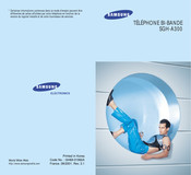 Samsung SGH-A300 Mode D'emploi