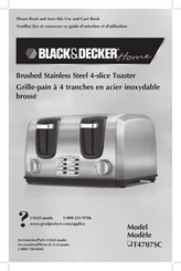 Black & Decker T4707SC Guide D'entretien Et D'utilisation