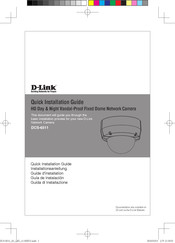 D-Link DCS-6511 Guide D'installation