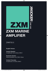 Kicker ZXM.5 Serie Manuel D'utilisation