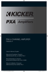 Kicker PXA300.4 Manuel D'utilisation