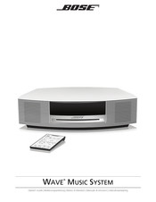 Bose Wave Notice D'utilisation